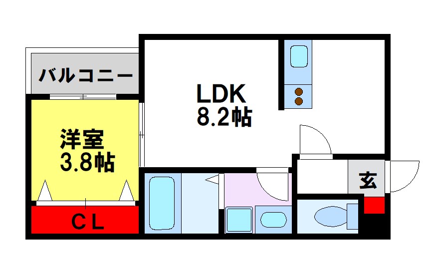 ピュアティー二日市 間取り