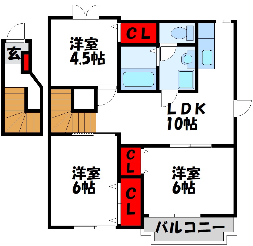 福岡県遠賀郡水巻町二東２丁目 間取り