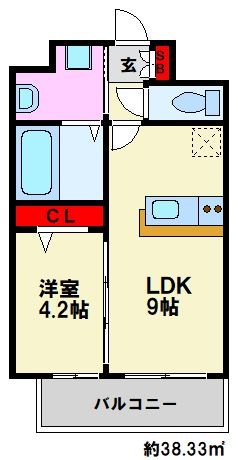 アイ・ウエスト高宮 間取り