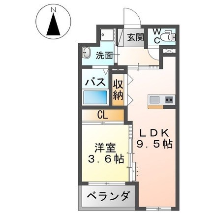 ボンヌール城南 101号室 間取り