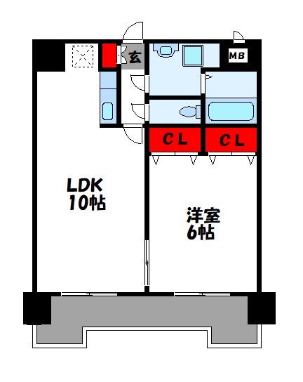 ライフステーション柚須 301号室 間取り