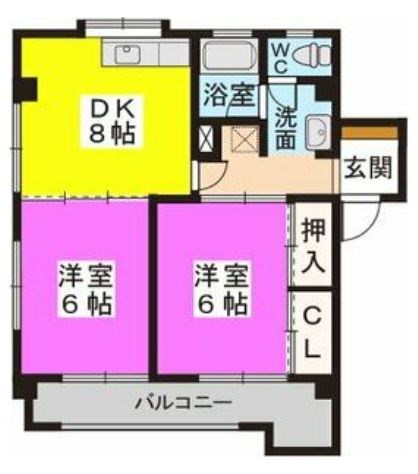 池の上ハイツ 間取り