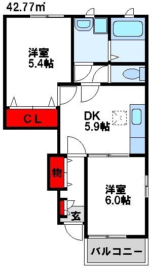 ファミールグランツ日の里  間取り