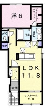 スターモクレンB 間取り