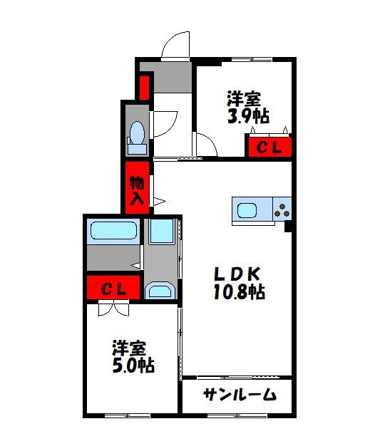 グランディール青葉 間取り