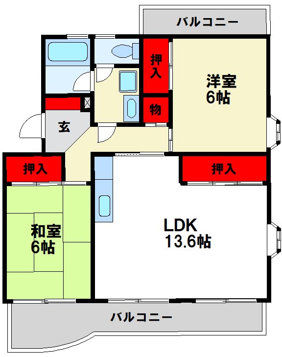 ロイヤルハイツ泉 間取り図