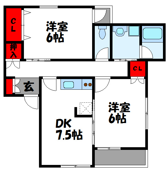 コーポ千田 間取り