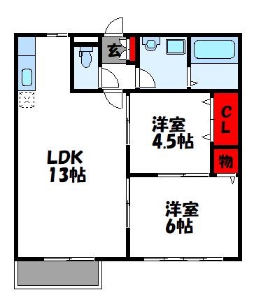 コーポJIN 間取り図
