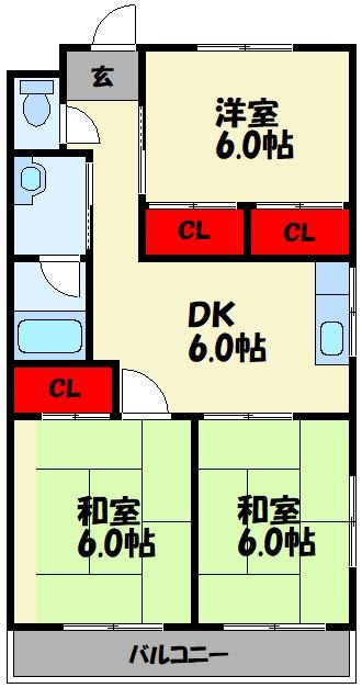 アメニティ川島 間取り