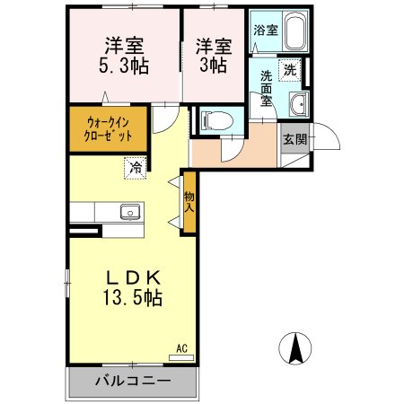 D-room平尾山荘通り 間取り