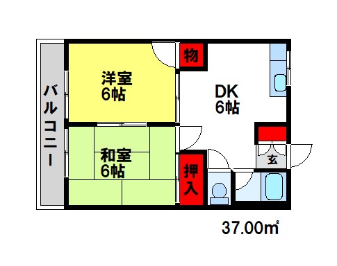 エクセルハイツ 間取り