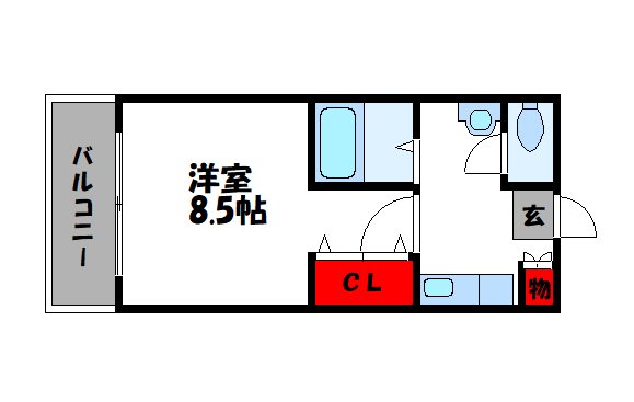コスモ8 間取り