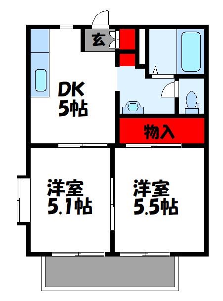 リゼール彩Ⅱ 間取り