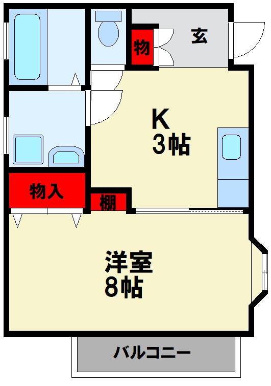アンビシャス近大前 間取り