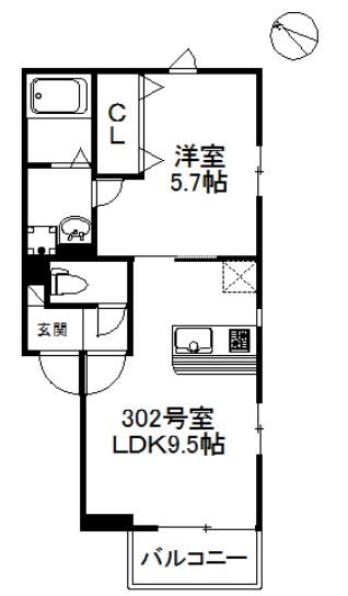 グランヒル竹下 間取り