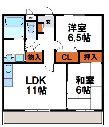 アメニティ花見ヶ丘 間取り