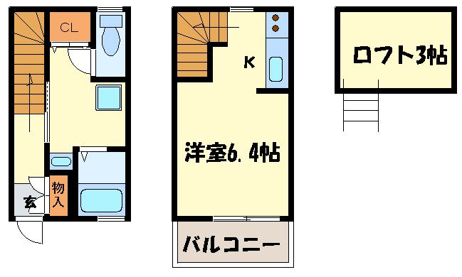 ピュアフリー高宮Ⅰ 間取り