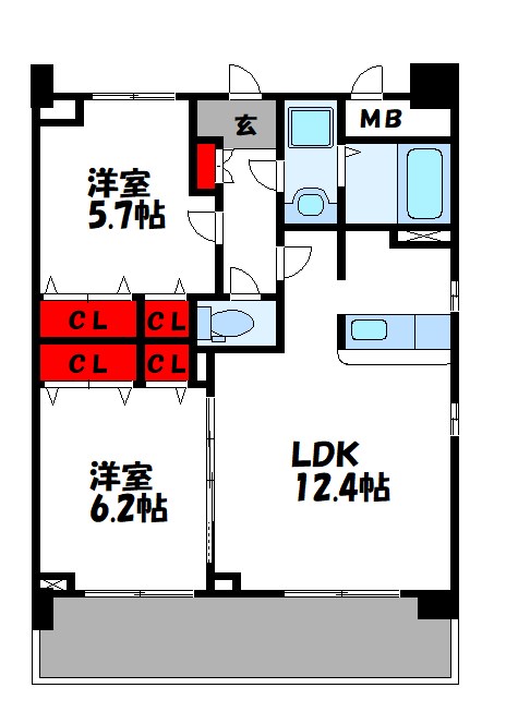 アイタス福岡 間取り