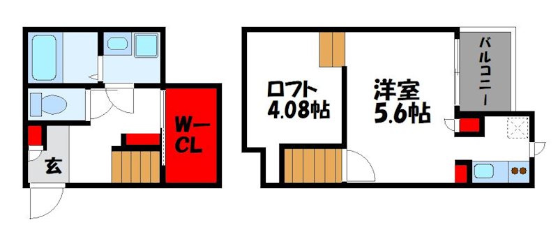 CB新宮ラシュレ 間取り