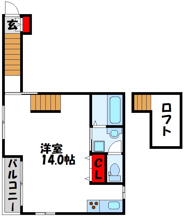 メゾン舞Ⅲ 間取り
