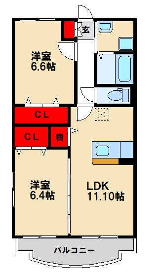 ヌーベルシェトワⅤ 間取り