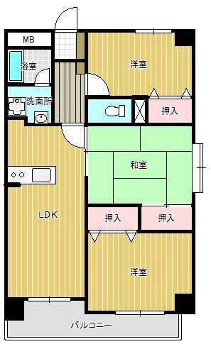 ブルームガーデン桧原 間取り