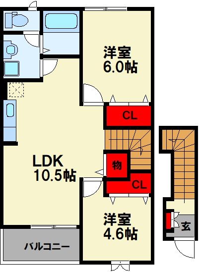 コンフォール穂波  間取り
