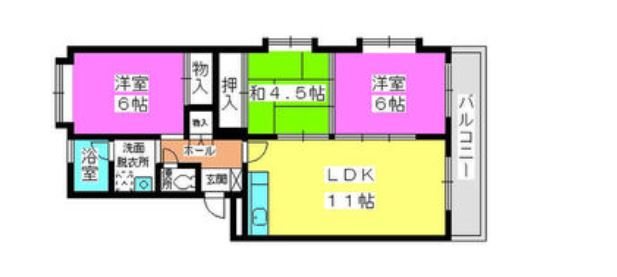 エルデ塩浜 間取り図