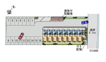 レオパレスYOU 駐車場