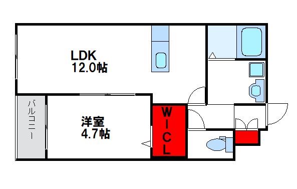 sagittarius 404号室 間取り