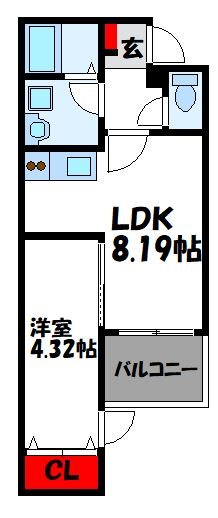ヴェルジュ新宮グランスイート 間取り図