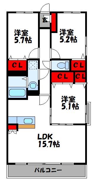 プレア貴船 間取り