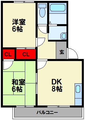 フローラル椿 A 間取り図