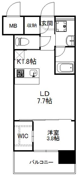 ALFACIO　De　Clave(アルファシオディクレイヴ） 間取り