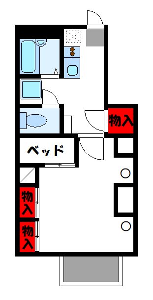 レオパレスマメゾン駅南 間取り