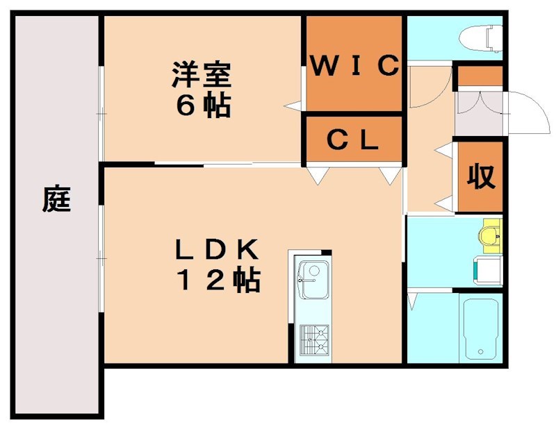 コンフォート福大前 間取り