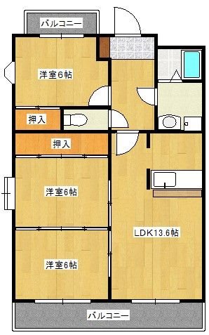 アビタシオン二日市 間取り
