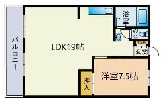 リード春日ビル 401号室 間取り