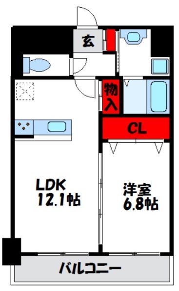 エスズイン日蒔野 間取り図