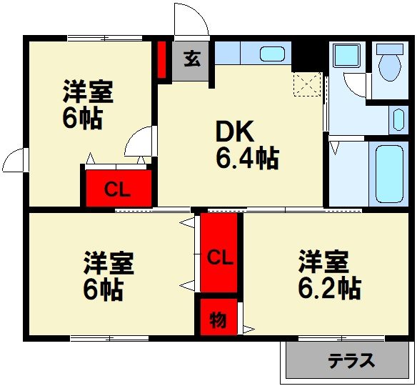 NEW　Eldem彩　A棟 間取り図