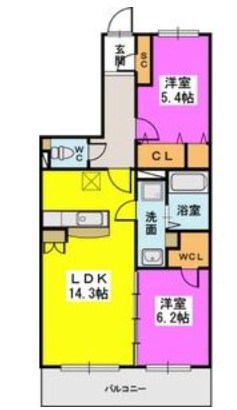 ジュネス フォーレ 間取り