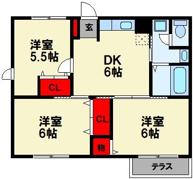 NEW　Eldem彩　A棟 間取り