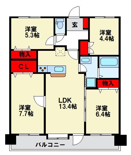 テングッド高取 間取り図