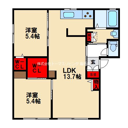 コンフォール川原田 間取り