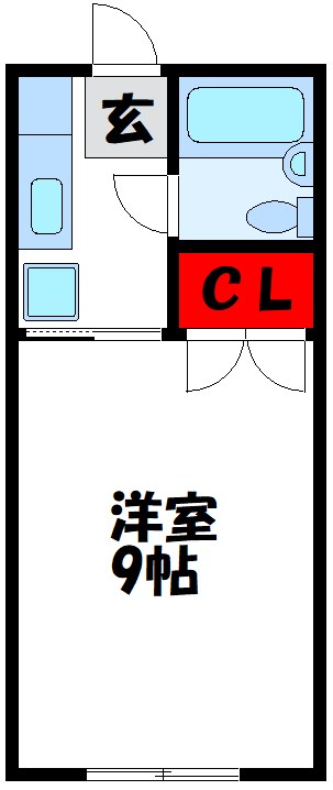 キャンパス赤間A 間取り