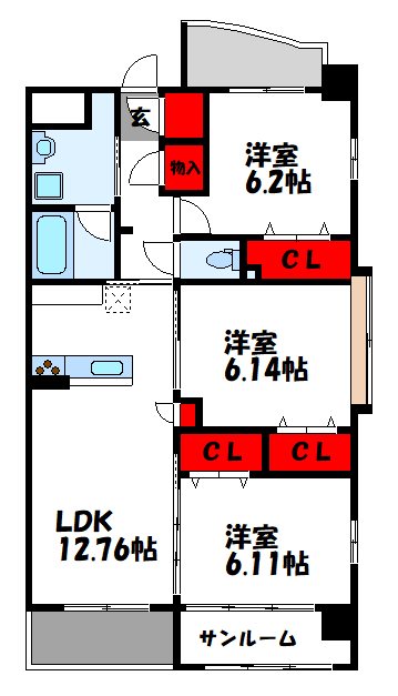 Enon　Grande 間取り