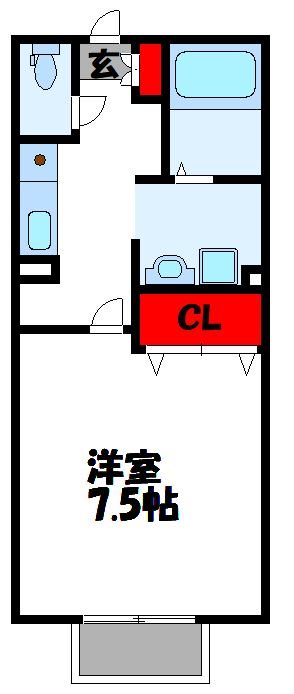ワンズガーデンⅠ 205号室 間取り