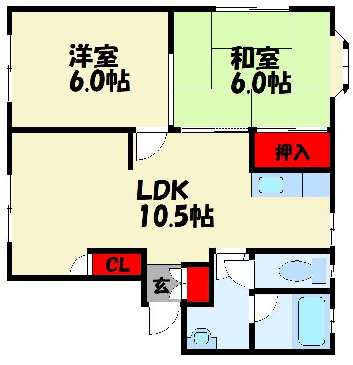 エクレール古野 間取り図