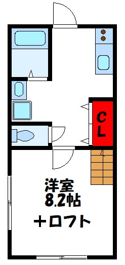 ベルカムールⅡ 104号室 間取り