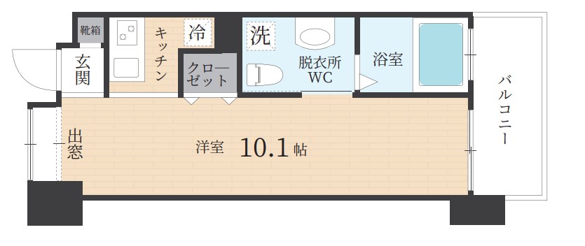 ルネッサンス21赤坂けやき通り 1105号室 間取り